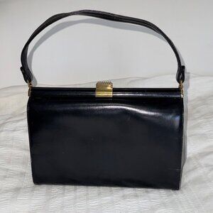 Vintage Coblentz Original Leather Handbag - Mid-Century Structured Purse